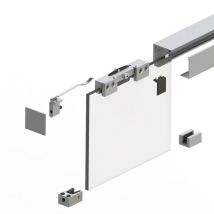 Helm gt-l 80 Garnitur Edelstahl Eff., Dämpfer, 3000 mm, Wand