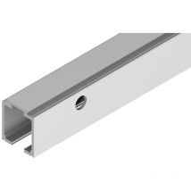 HELM 140 Laufschiene EV1 eloxiert,seitl. gebohrt, Lagerlänge 6.000 mm