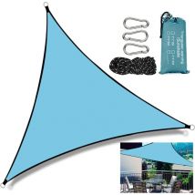 Houhence - Auvent Triangulaire de Voiles d'ombrage, 3x3x3m Voile d'ombrage Imperméable Couverture d'auvent de Bloc uv Auvent Résistant et Respirant