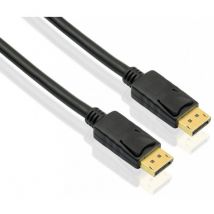 Helos - Câble de raccordement DisplayPort mâle/mâle 4 k 1 m Noir (288437)