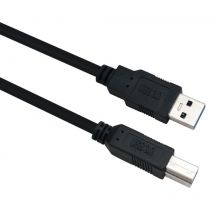 Helos - Câble de raccordement usb 3.0 a mâle/mâle b Noir 2 m (288329)