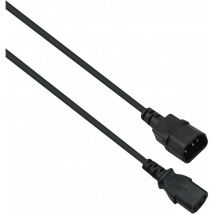 Câble d'extension C13 vers C14 Noir 3 m (262661) - Helos