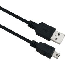 Helos - Connection Cable usb 2.0 a Male/B Mini 5-Pin Male 1.0 m Black (288313)
