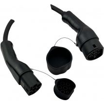 helos E-Auto-câble de Charge, Typ 2, TÜV, 3-phasig, 16 A, 11 KW, 7,5m (332231)