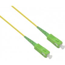 helos LWL Simplex Patchcâble SC/APC-SC/APC G657 9/125μm OS2, 15m (372027)