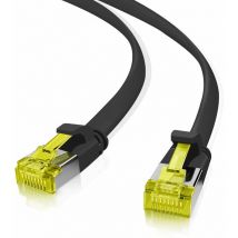 Ultra flaches Patchkabel u/ftp Cat 6a schwarz 7.5m - Cable - Network (205233) - Helos
