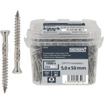 Terrassenschr. 5,0x 50 A2 2Bits T25 sk 1000 Stück - Helpmate