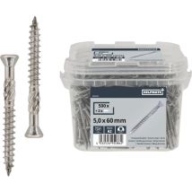 Terrassenschr. 5,0x 60 A2 2Bits T25 sk 1000 Stück - Helpmate