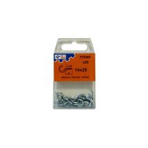 Hembrilla abierta zn C/5 pzs - 19X60