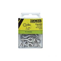 Hembrilla fij cerrada 17X040MM cinc nivel 18 pz