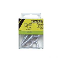 Hembrilla fij cerrada 21X080MM cinc nivel 4 pz