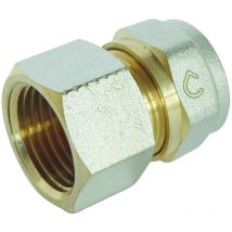 Raccord droit à visser pour tube Multicouche Ø16-F15/21