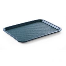 Vassoio da portata, medio, rettangolare, multiuso, vassoio da servizio, da cucina, per fast food, per servire cibo e bevande, resistente fino a 80°C,