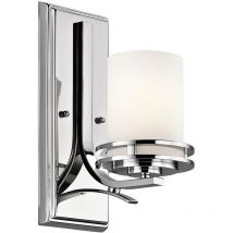 Hendrik - 1 Licht Badezimmer Wandleuchte Chrom Poliert Ip44, G9 - Elstead