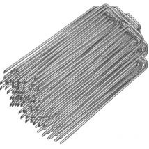 Swanew 200er Erdanker HeringeVerzinkt 15x2.5cm Bodenanker Erdnagel Heringe Erdnägel