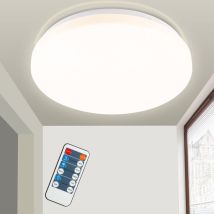 Swanew 18w Led Deckenleuchte Mit Bewegungsmelder Einstellbar. Led Deckenlampe Mit Bewegungssensor. Mit Fernbedienung. Ip44 Wasserdicht Sensorleuchte. 