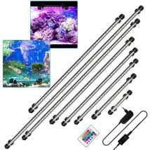 Swanew 62cm led Aquarium rgb Beleuchtung Wasserdicht Aquarium Lampe Schalentiere