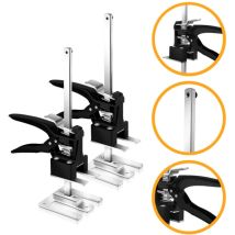 Einfeben - swanew 2x Gato manual Herramienta de elevación manual Herramienta de sujeción Elevador de armarios Hasta 240Kg