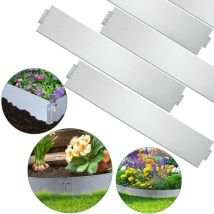 Swanew 35m Rasenkante 100x18cm Langlebig Garten Wegbegrenzung Verzinkt Gartenpalisade Pflanzen
