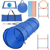 Agility sport pour chien Agility Kit d'équipement slalom Agility pour chiens. tunnel. zone repos équipement complet set 5pcs - Hengda