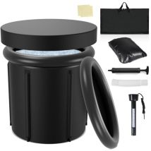 Swanew Aufblasbarer Whirlpool Eisbad Ice bath 390 Liter ø 85 x H78 cm Muskelregeneration Sportler