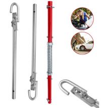 Hengda Barre de remorquage sécurité automobile avec collier à ressort 3pcs 1.8m
