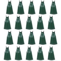Swanew Bewässerungssack 20 Stück Baum Bewässerungsbeutel 75 Liter Bewässerungssack aus UV-beständigem pvc Grün