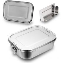 1200 ml boîte à lunch en acier inoxydable boite à bento scellée en métal pour une capacité étanche avec compartiments sans bpa - Hengda
