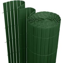 Hengda - einfeben Brise-vue Canisse pvc pour jardin balcon terrasse, Vert(90 x 400 cm)