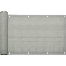 Hengda - Brise Vue Balcon Jardin Terrasse en Plastique Brise vue pour 90x600cm Gris