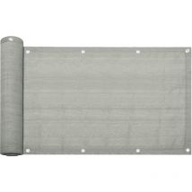 Hengda - Brise Vue Balcon Jardin Terrasse en Plastique Brise vue pour 75x600cm Gris