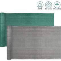 Brise vue renforcé 1 x 20 m Brise vue Pour Balcon hdpe barrière maille pare brise Vert - Hengda