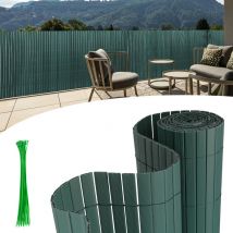 Tolletour - pvc Sichtschutzmatte UV-Schutz Sichtschutzzaun Balkon Terrasse Windschutz Sichtschutz Outdoor Balkonverkleidung Wetterfest für Balkon