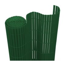 Canisse in pvc, schermo da giardino, piscine, recinzione in pvc resistente ai raggi uv Verde 140 x 600cm - Hengda