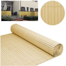 Canisse in pvc, schermo da giardino, piscine, recinzione in pvc resistente ai raggi uv Bambù 140 x 800cm - Hengda