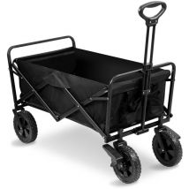 Hengda - swanew Carro de transporte Carro peatonal Carro de jardín Carro de herramientas Carro de mano Negro