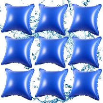 Hengda - swanew Cojines inflables para piscinas elevadas 122 x 122 x 60 cm, Cojín de aire para piscina, Cojín para piscina 9pcs