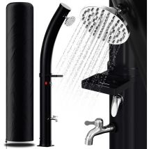Douche solaire d'extérieur Douche Solaire pour Piscine Douche Solaire de Jardin 35L Courbée - Hengda