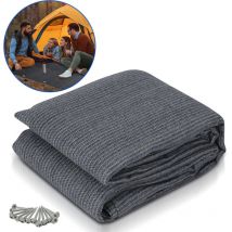 Hengda - swanew Estera de Camping. Estera de hdpe de Alta Calidad. Estera de Tienda. Lavable. Antideslizante. Bolsa de Transporte Incluida. 300 x 600