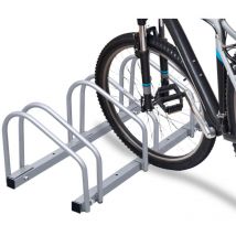 Fahrradständer für 2-6 FahrräderReifenbreite Mehrfachständer Aufstellständer Fahrrad Ständer, Variante:3 Fahrräder