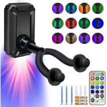 SWANEW Gancho para guitarra - Soporte para guitarra - Gancho de pared para guitarra - 5 piezas - Gancho de pared para soporte de guitarra