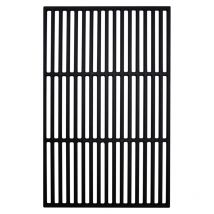Grille carrée Grille en fonte Fixation barbecue Grille de barbecue Camping 60x40cm - Hengda