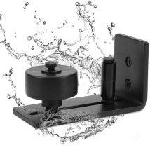 Guide Sol Porte Coulissante Rouleau de guidage au sol. accessoire noir. ferrure de porte coulissante réglable. guidage de porte(1 pièce) - Hengda