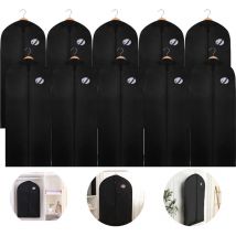 Einfeben Housses de Vêtements, Housses de Protection, housse à vêtements,pour Chemise Costumes/Manteaux-10 pcs 150X60CM Avec sac à chaussures