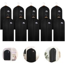 Einfeben Housses de Vêtements, Housses de Protection, housse à vêtements,pour Chemise Costumes/Manteaux, Anti Poussière Etanche Mite Humidité -10 pcs