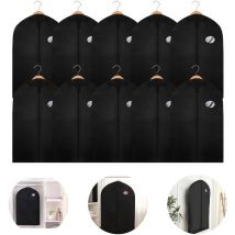 Einfeben Housses de Vêtements, Housses de Protection, housse à vêtements,pour Chemise Costumes/Manteaux, Anti Poussière Etanche Mite Humidité -10 pcs