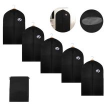 EINFEBEN Housses de Vêtements, Housses de Protection, housse à vêtements,pour Chemise Costumes/Manteaux, Anti Poussière Etanche Mite Humidité -10 PCS