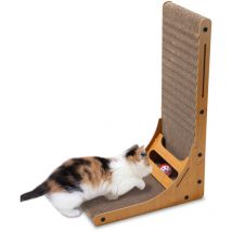 Swanew Katzen Kratzbrett Kratzmatte Ruhebereich l förmig Kratzpappe Kantenkratzschutz
