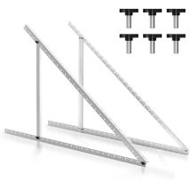 Hengda - Kit de Montage pour Panneau Solaire Support de Panneau Solaire en Aluminium 1040mm.Support pour panneau solaire pv 0-90