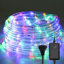 TolleTour led Lichterschlauch Lichterschläuche Lichterkette Außen/Innen Lichtleiste Lichtschlauch 30M rgb